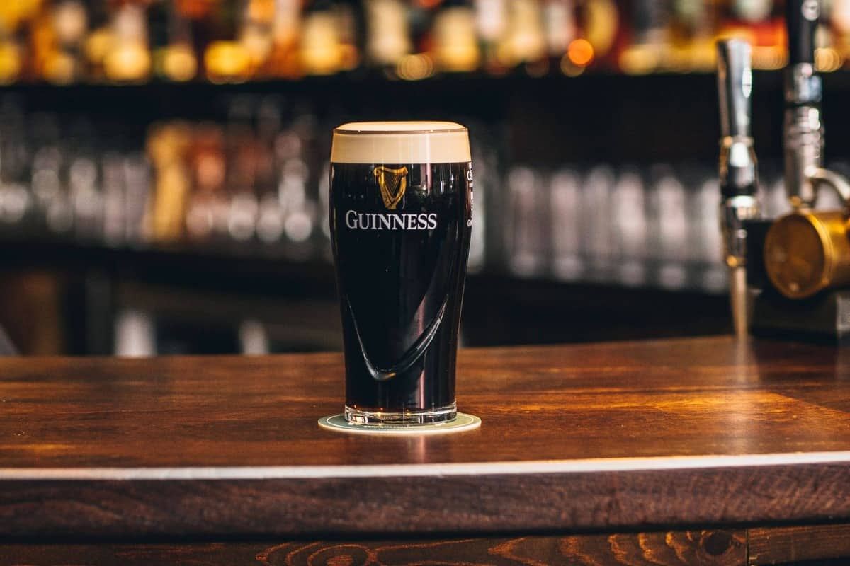 Uma caneca de Guinness