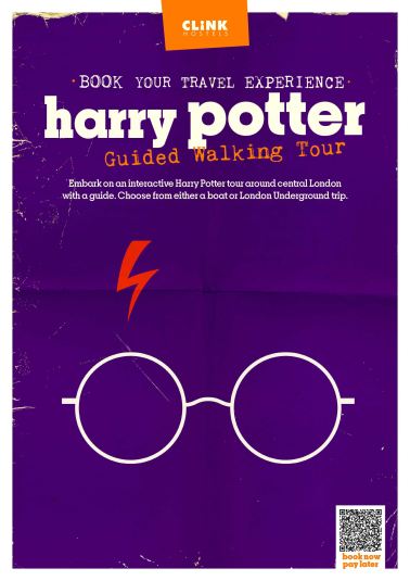 Clink 78 events Harry Potter walking tour