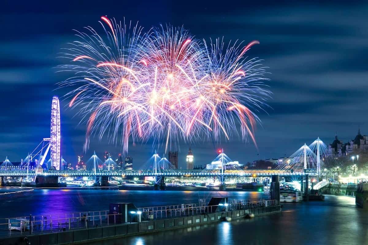 New Year's Eve Fireworks in London