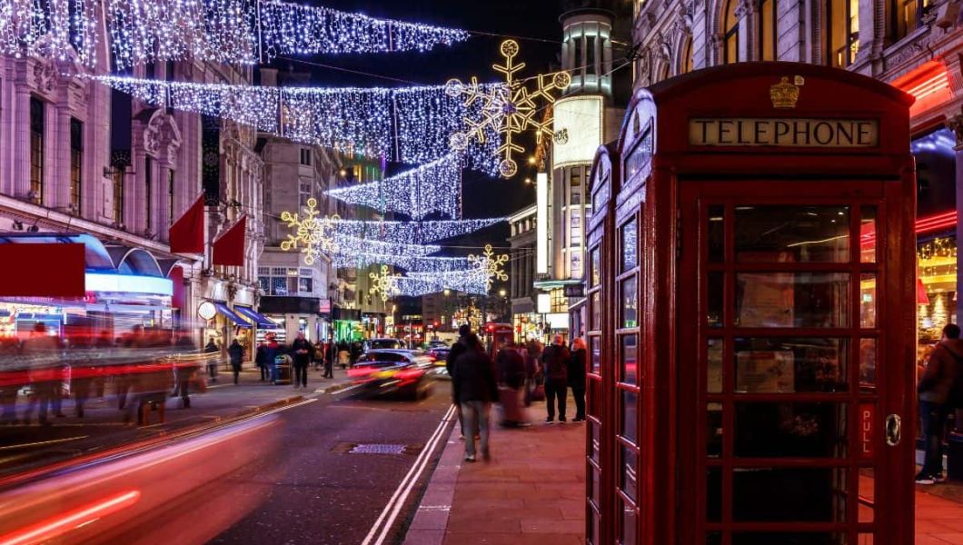 christmas time in london
