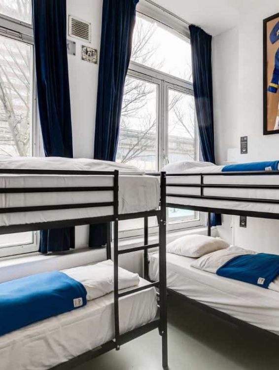 a dorm room at clinkcoco hostel in amsterdam