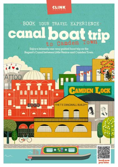 Clink 261 events canal boat trip