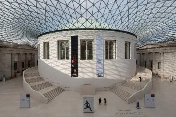 Inside the British Museum in London