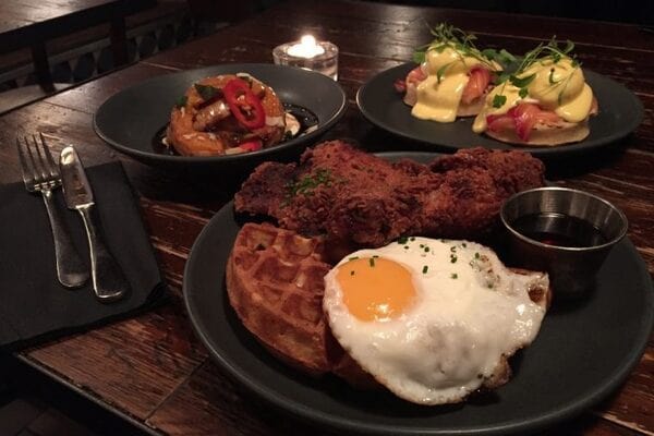 Bottomless brunch from Dirty Bones in London