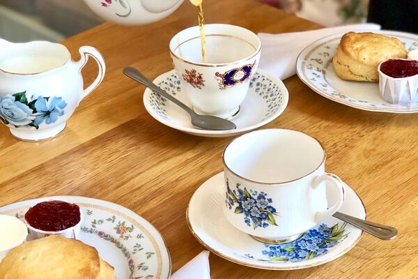 Afternoon tea at the English Rose Cafe