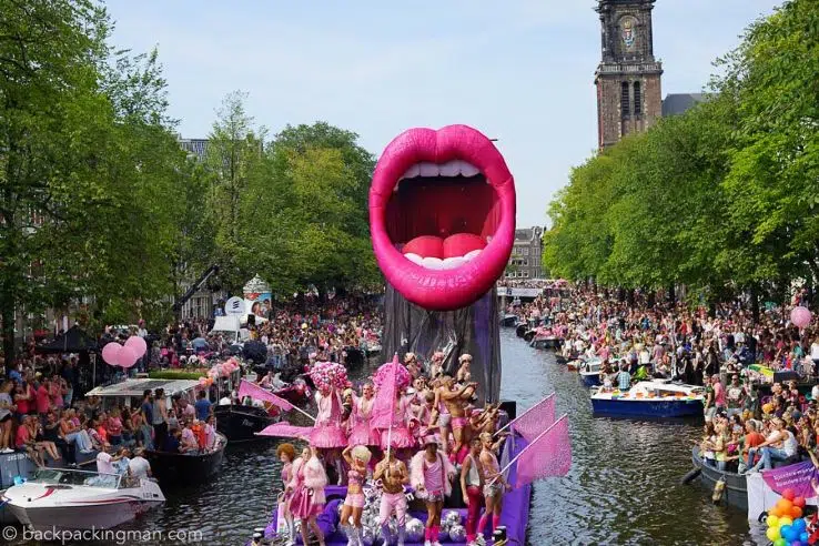 Amsterdam Pride mouth