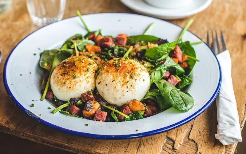 Brunch dish from Hash E8 in London