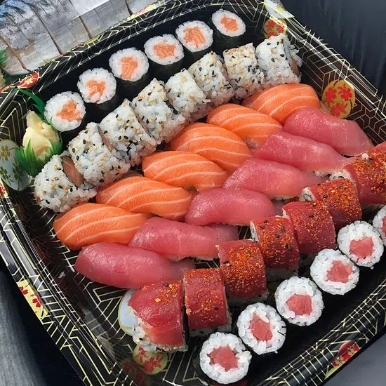 a large sushi dish from Kimura in London