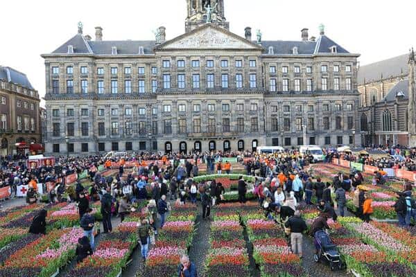 National Tulip Day on Dam Square