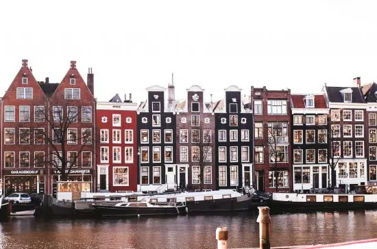 Amstel Street in Amsterdam