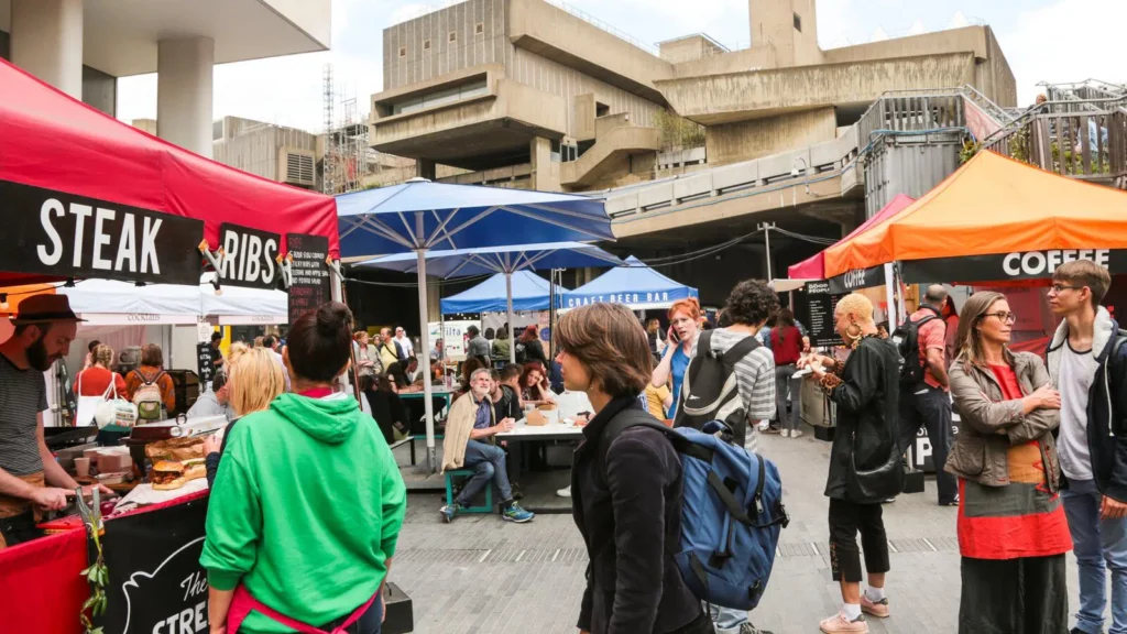coffee and food markets in london