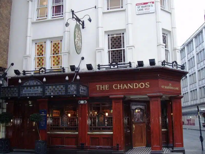The Chandos pub in London