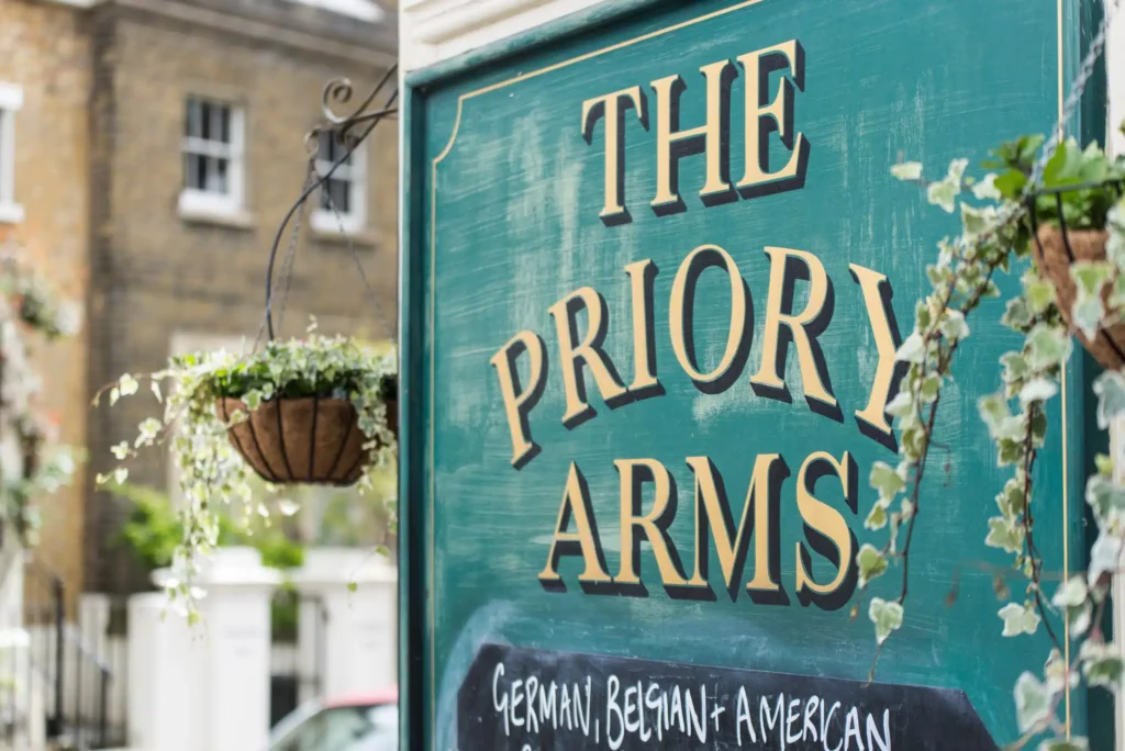 The Priory Arms pub in London