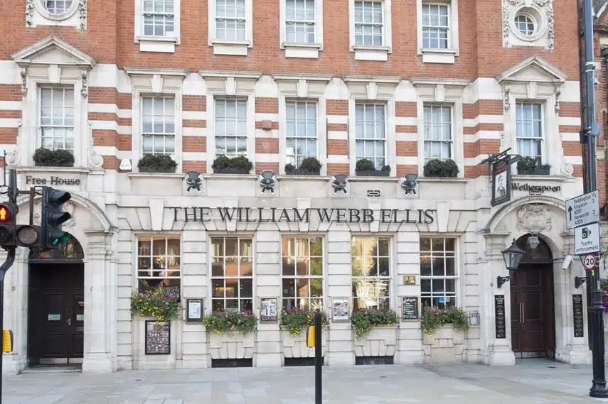 William Webb Ellis Wetherspoons pub in London