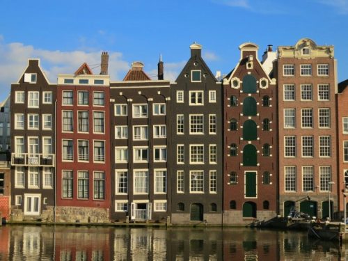 Amsterdam's dancing houses