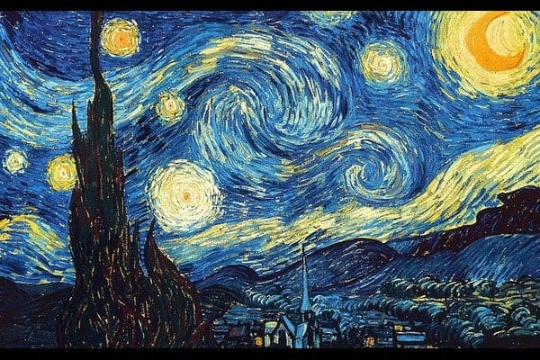 Starry Sky painting by Van Gogh